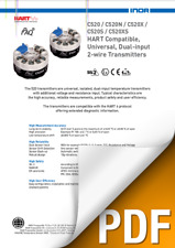Datasheet IPAQ C520 temperatuurtransmitters