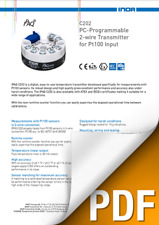 Datasheet IPAQ C202 temperatuurtransmitters