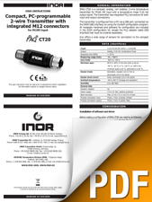 Datasheet IPAQ CT20 temperatuurtransmitter