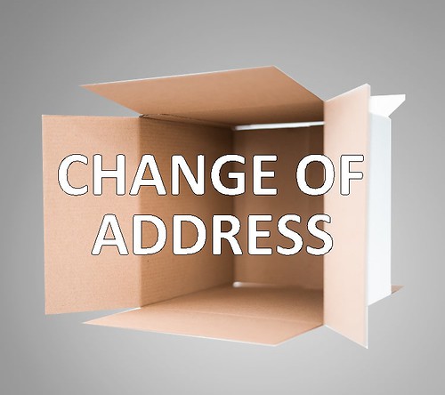 Change of address