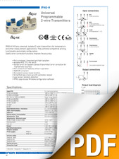 Catalogussheet IPAQ-H temperatuurtransmitters
